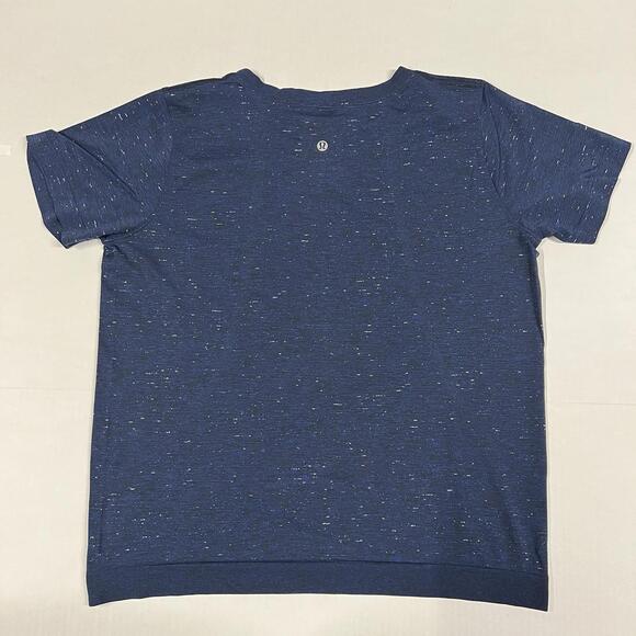 Lululemon Swiftly Relaxed Short Sleeve T Shirt Cosmic Shift Hyper Blue Sz XL - Picture 4 of 9